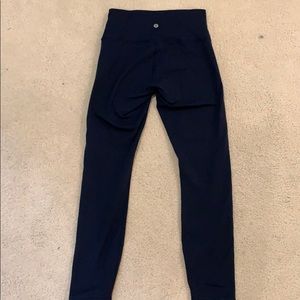 lululemon wunderunder navy leggings